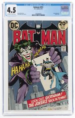 BATMAN #251 SEPTEMBER 1973 CGC 4.5 VG+.