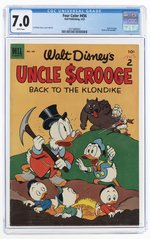 FOUR COLOR #456 MARCH 1953 CGC 7.0 FINE/VF (UNCLE SCROOGE).