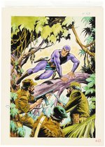 THE PHANTOM "EL HOMBRE ENMASCARADO" #43 SPANISH COMIC BOOK COVER ORIGINAL ART.