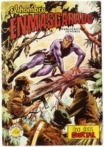 THE PHANTOM "EL HOMBRE ENMASCARADO" #43 SPANISH COMIC BOOK COVER ORIGINAL ART.