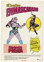 THE PHANTOM "EL HOMBRE ENMASCARADO" #43 SPANISH COMIC BOOK COVER ORIGINAL ART.