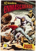 THE PHANTOM "EL HOMBRE ENMASCARADO" #44 SPANISH COMIC BOOK COVER ORIGINAL ART.