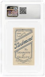 1909-11 T206 SAM CRAWFORD (HOF) BATTING PIEDMONT 350 FACT.25 CSG 3.5 VG+.