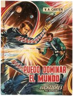 I CAN RULE THE WORLD SPANISH SCI-FI NOVELLA COVER ORIGINAL ART.