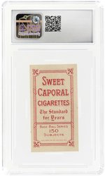 1909-11 T206 MORDECAI BROWN (HOF) PORTRAIT SWEET CAPORAL 150 FACT. 30 CGC 2 GOOD.