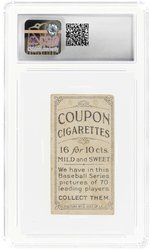 1910-19 T213 COUPON CIGARETTES FRANK "HOME RUN" BAKER (HOF) TYPE 3 CSG 3 VG.