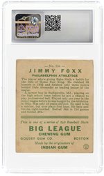 1933 GOUDEY #154 JIMMY FOXX (HOF) CSG 1.5 FAIR.