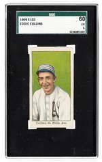 1909 E102 EDDIE COLLINS (HOF) SGC 60 EX 5.