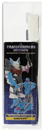 TRANSFORMERS (1988) SERIES 5 PRETENDER - BOMB-BURST AFA 80 Y-NM.