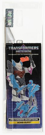 TRANSFORMERS (1988) SERIES 5 PRETENDER - BOMB-BURST AFA 80 Y-NM.