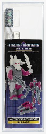 TRANSFORMERS (1988) SERIES 5 PRETENDER - SKULLGRIN AFA 70 EX+.