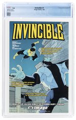 INVINCIBLE #1 JANUARY 2003 CGC 9.4 NM (FIRST INVINCIBLE & OMNI-MAN).