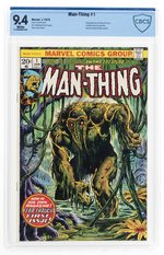 MAN-THING #1 JANUARY 1974 CBCS 9.4 NM.