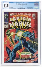 MARVEL SUPER-HEROES #13 MARCH 1968 CGC 7.5 VF- (FIRST CAROL DANVERS).