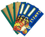 "LUCKY STRIKE/CAMELS" CHRISTMAS GIFT CARTON SLEEVES.