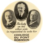 COOLIDGE, DU PONT, ROBINSON DELAWARE COATTAIL TRIGATE MIRROR.