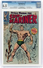 SUB-MARINER #1 MAY 1968 CGC 6.5 FINE+.