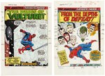 MARVEL TALES #188 AND #189 (FEATURING THE VULTURE 2) COLOR GUIDES LOT (ANDY YANCHUS COLORIST).