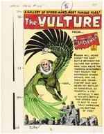 MARVEL TALES #188 AND #189 (FEATURING THE VULTURE 2) COLOR GUIDES LOT (ANDY YANCHUS COLORIST).