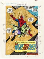 MARVEL TALES #192 (DEATH OF GWEN STACY) COLOR GUIDES LOT (ANDY YANCHUS COLORIST).