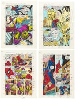 MARVEL TALES #192 (DEATH OF GWEN STACY) COLOR GUIDES LOT (ANDY YANCHUS COLORIST).