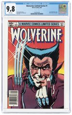 WOLVERINE LIMITED SERIES #1 SEPTEMBER 1982 CGC 9.8 NM/MINT (NEWSSTAND EDITION).