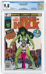 SAVAGE SHE-HULK #1 FEBRUARY 1980 CGC 9.8 NM/MINT (NEWSSTAND EDITION - FIRST SHE-HULK).