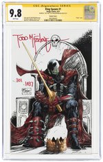 KING SPAWN #1 AUGUST 2021 CGC 9.8 NM/MINT SIGNATURE SERIES (1:250 INCENTIVE VARIANT).