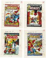 AVENGERS INDEX #2 & #5 PARTIAL COLOR GUIDES (ANDY YANCHUS COLORIST).