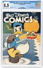 WALT DISNEY'S COMICS AND STORIES #36 SEPTEMBER 1943 CGC 5.5 FINE-.