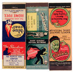 SHADOW/FU MANCHU RADIO SHOW PROMOTIONAL MATCHBOOK COVERS