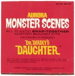 AURORA MONSTER SCENES DR. DEADLY'S DAUGHTER FACTORY-SEALED MODEL KIT.