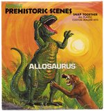 AURORA PREHISTORIC SCENES ALLOSAURUS FACTORY-SEALED MODEL KIT IN BOX.