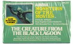 AURORA MONSTERS OF THE MOVIES THE CREATURE FROM THE BLACK LAGOON FACTORY-SEALED MODEL KIT IN BOX.