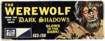 MPC THE WEREWOLF FROM THE HIT TV SERIES DARK SHADOWS MODEL W/SEALED CONTENTS IN BOX.