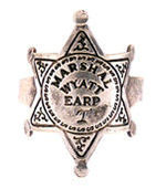 "MARSHALL WYATT EARP" INITIAL RING PREMIUM FROM CHEERIOS.