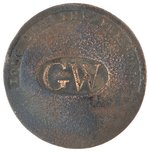 GEORGE WASHINGTON "LONG LIVE THE PRESIDENT" 1789 INAUGURAL CLOTHING BUTTON.