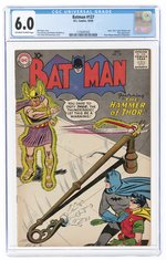 BATMAN #127 OCTOBER 1959 CGC 6.0 FINE.