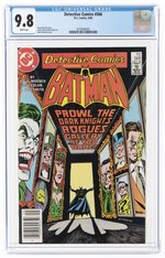 DETECTIVE COMICS #566 SEPTEMBER 1986 CGC 9.8 NM/MINT.