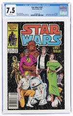 STAR WARS #107 SEPTEMBER 1986 CGC 7.5 VF- (LAST ISSUE).