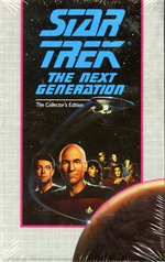 STAR TREK: THE NEXT GENERATION - THE COLLECTOR'S EDITION VHS ORIGINAL ART BY JEFF WACK (UNUSED ALTERNATE).