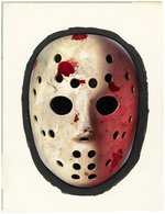 FRIDAY THE 13th PART 7 - THE NEW BLOOD VIDEO STORE PROMOTIONAL MASK ORIGINAL ART.