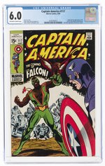 CAPTAIN AMERICA #117 SEPTEMBER 1969 CGC 6.0 FINE (FIRST FALCON).