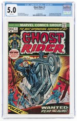 GHOST RIDER #1 SEPTEMBER 1973 CGC 5.0 VG/FINE (FIRST SON OF SATAN).