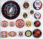 HUGE GRATEFUL DEAD "DEADHEADS" CAMPAIGN BUTTON COLLECTION 1996-2020.