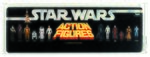 STAR WARS (1978) - 12 ACTION FIGURES LONG DISPLAY HEADER AFA 80 NM.