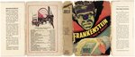 FRANKENSTEIN FIRST PHOTOPLAY EDITION 1931 BOOK WITH DUST JACKET.