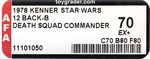 STAR WARS (1978) - DEATH SQUAD COMMANDER 12 BACK-B AFA 70 EX+.