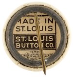 LAFOLLETTE 1924 PROGRESSIVE PARTY CAMPAIGN PORTRAIT BUTTON.