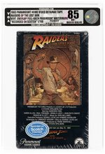 RAIDERS OF THE LOST ARK 1983 PARAMOUNT HOME VIDEO BETAMAX TAPE VGA 85 NM+ (RECORDED ON SCOTCH STICKER).